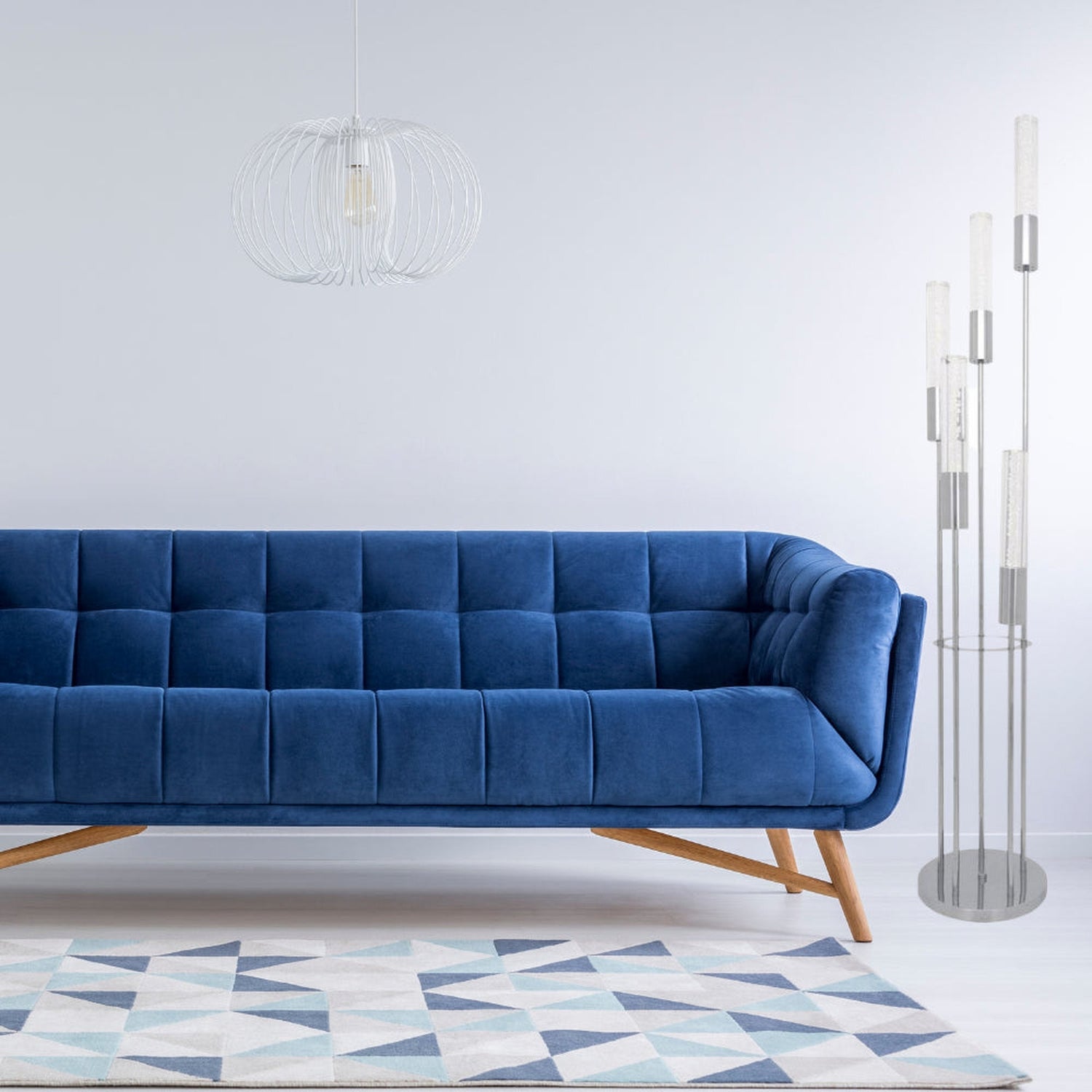 Sparkling Acrylic LED Floor Lamp // 5 Light - Home Elegance USA