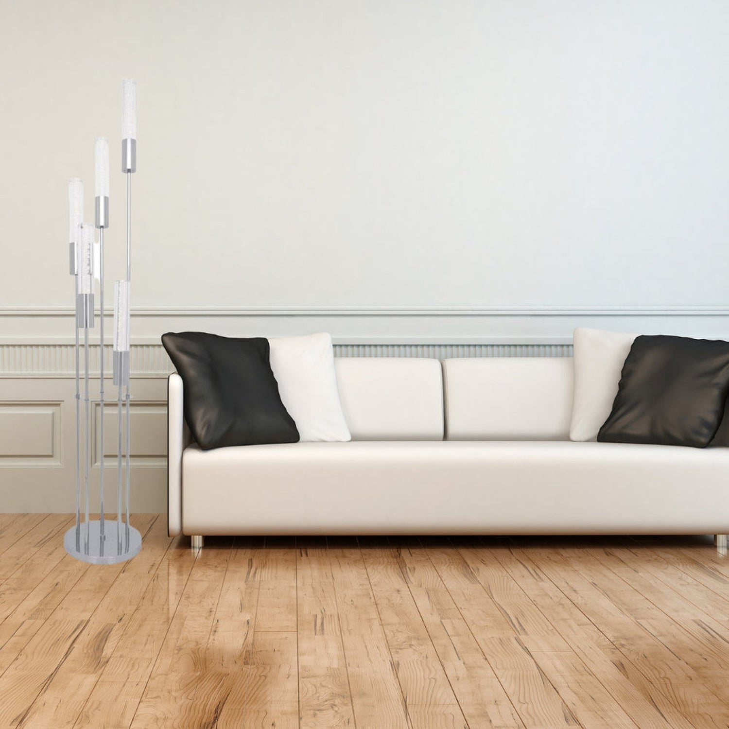 Sparkling Acrylic LED Floor Lamp // 5 Light - Home Elegance USA