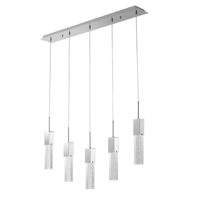 Sparkling Night Adjustable Crystal Chandelier // 5 Light - Home Elegance USA