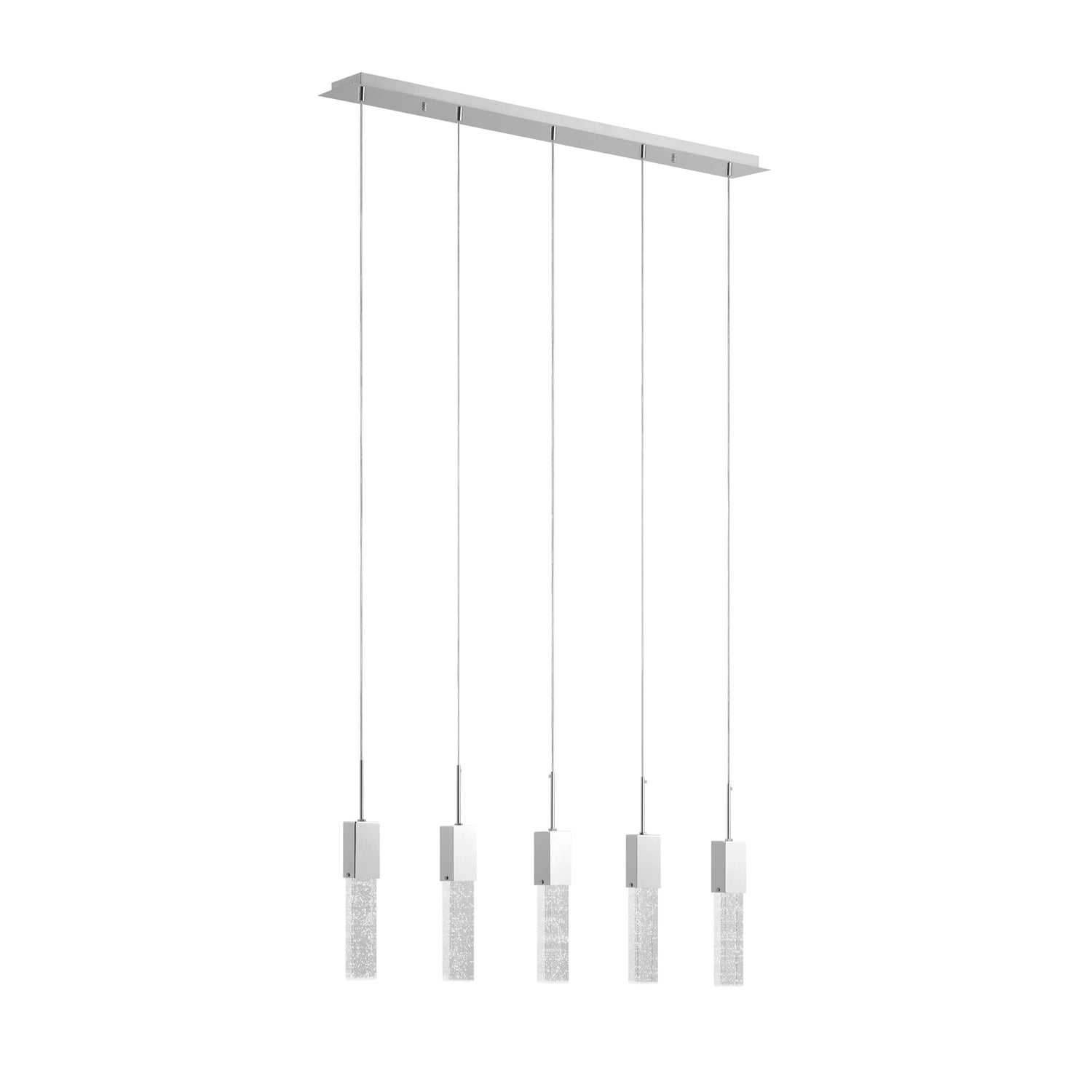 Sparkling Night Adjustable Crystal Chandelier // 5 Light - Home Elegance USA