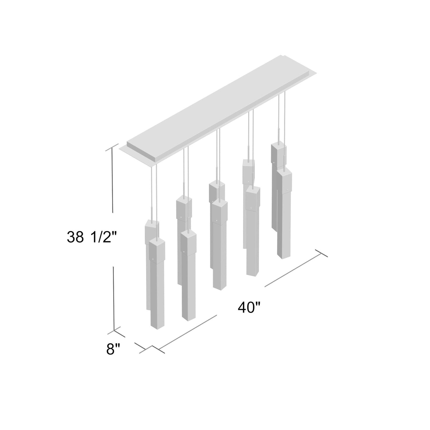Sparkling Night Chandelier // XL 10 Light - Home Elegance USA