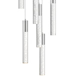 Sparkling Night Cylinder Chandelier// 13 Light - Home Elegance USA