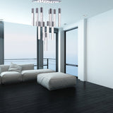 Sparkling Night Cylinder Chandelier// 13 Light - Home Elegance USA
