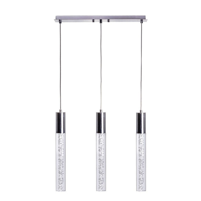 Sparkling Night Cylinder Chandelier // 3 Light - Home Elegance USA