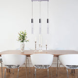 Sparkling Night Cylinder Chandelier // 3 Light - Home Elegance USA