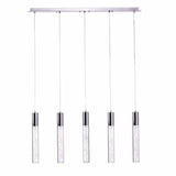 Sparkling Night Cylinder Chandelier // 5 Light - Home Elegance USA