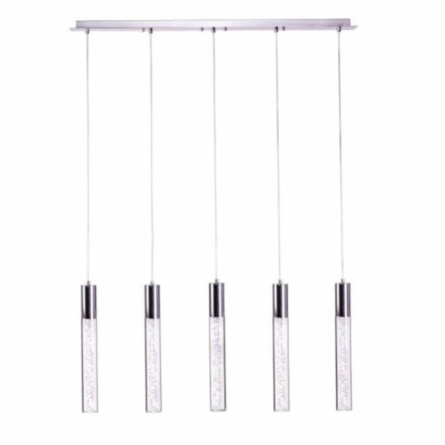 Sparkling Night Cylinder Chandelier // 5 Light - Home Elegance USA