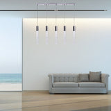 Sparkling Night Cylinder Chandelier // 5 Light - Home Elegance USA