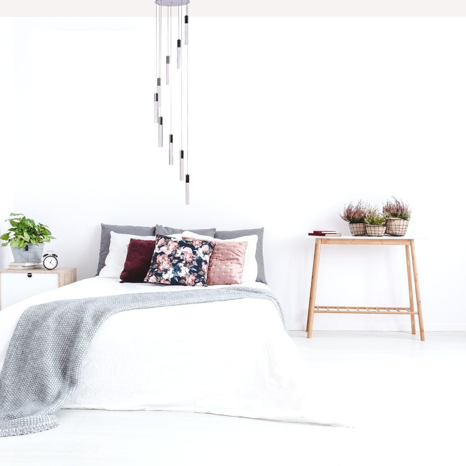 Sparkling Night Cylinder Chandelier // 9 Light - Home Elegance USA