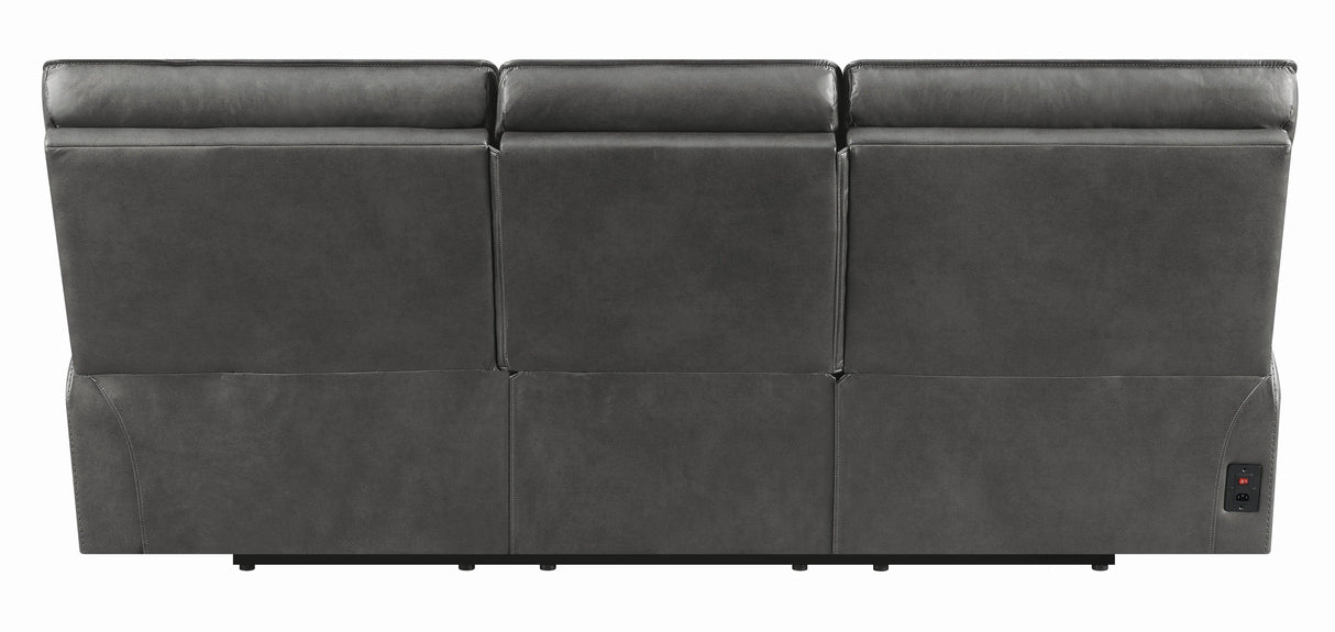 Stanford Contemporary Double Reclining Power Sofa By Coaster Furniture - Home Elegance USA