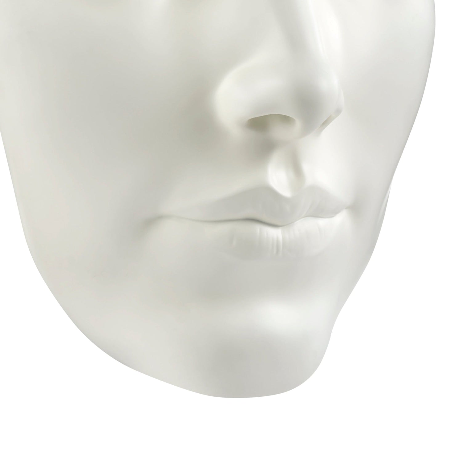 Sumerian Feminine Face // Matte White - Home Elegance USA