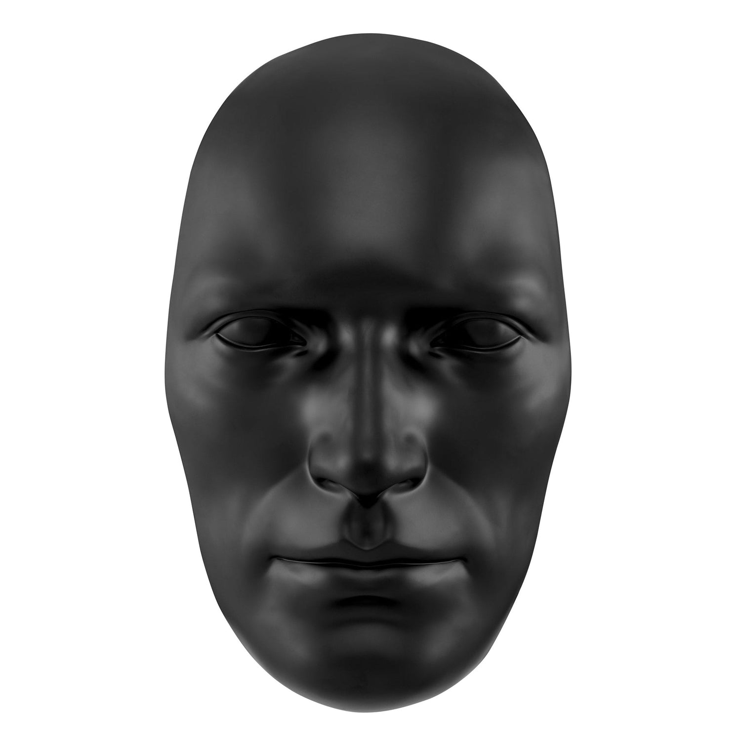 Sumerian Masculine Face // Matte Black - Home Elegance USA