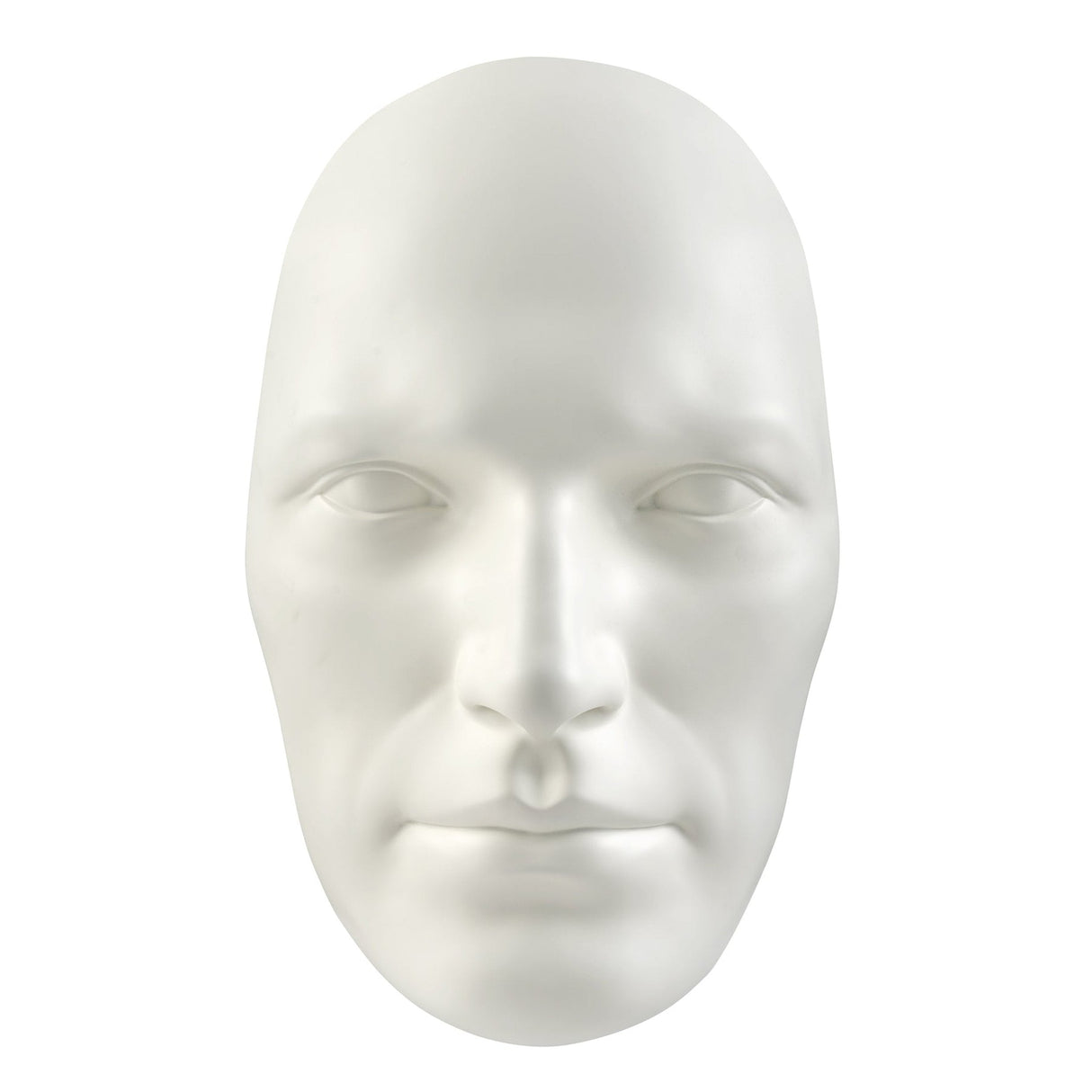 Sumerian Masculine Face // Matte White - Home Elegance USA