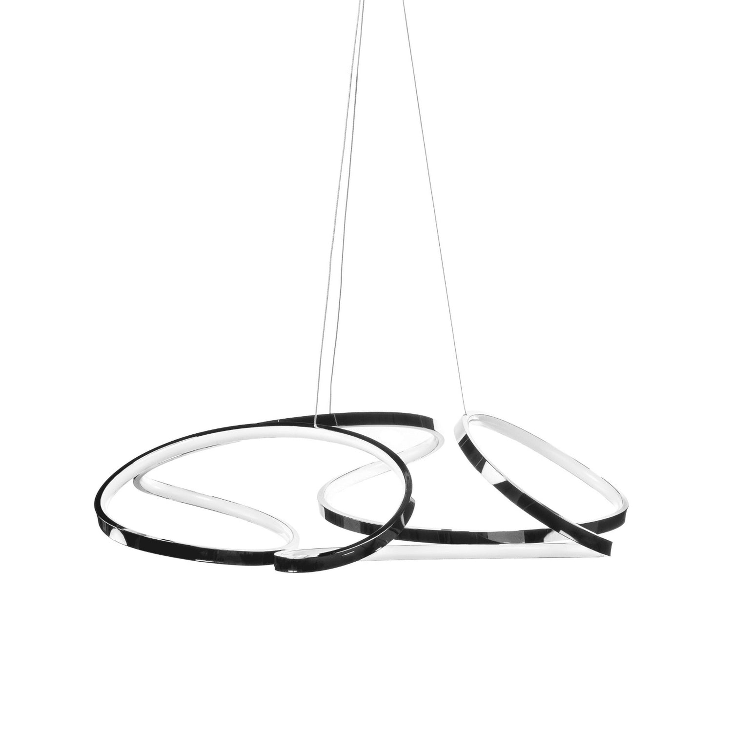 Suzhou LED Adjustable Chandelier // Chrome Finish - Home Elegance USA