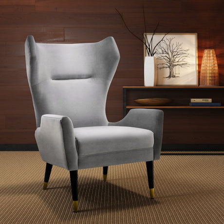 Tov Furniture Logan Velvet Chair