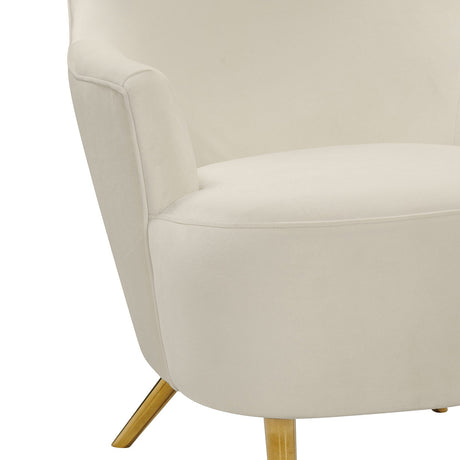 Tov Furniture Julia Velvet Wingback Chair