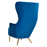 Tov Furniture Julia Velvet Wingback Chair