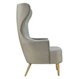 Tov Furniture Julia Velvet Wingback Chair