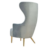 Tov Furniture Julia Velvet Wingback Chair