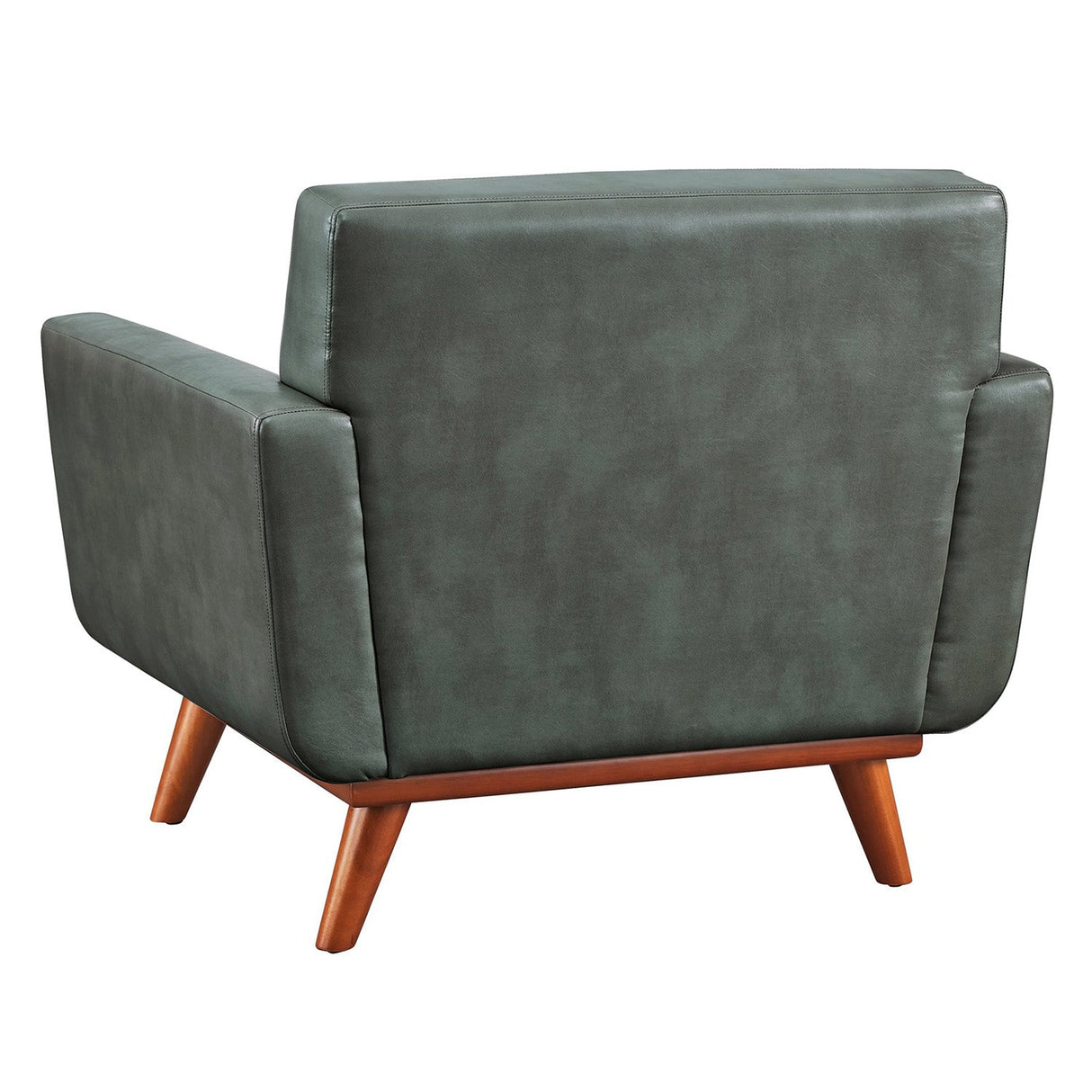 Tov Furniture Lyon Smoke Gray Leather Chair