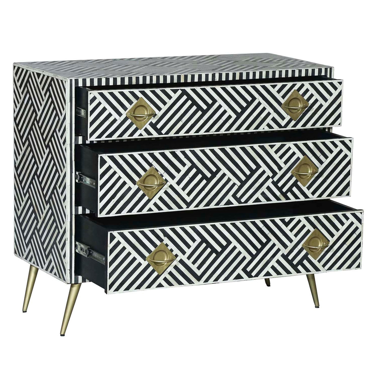 Tov Furniture Kadiri Bone Inlay Dresser