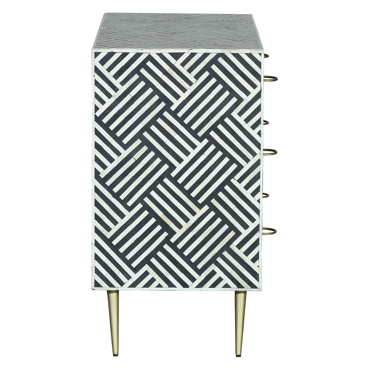 Tov Furniture Kadiri Bone Inlay Dresser