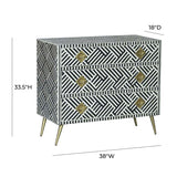 Tov Furniture Kadiri Bone Inlay Dresser