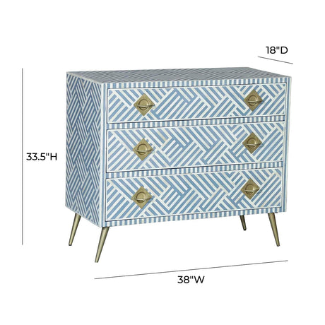 Tov Furniture Kadiri Bone Inlay Dresser