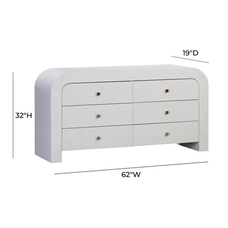 Tov Furniture Hump 6 Drawer Dresser