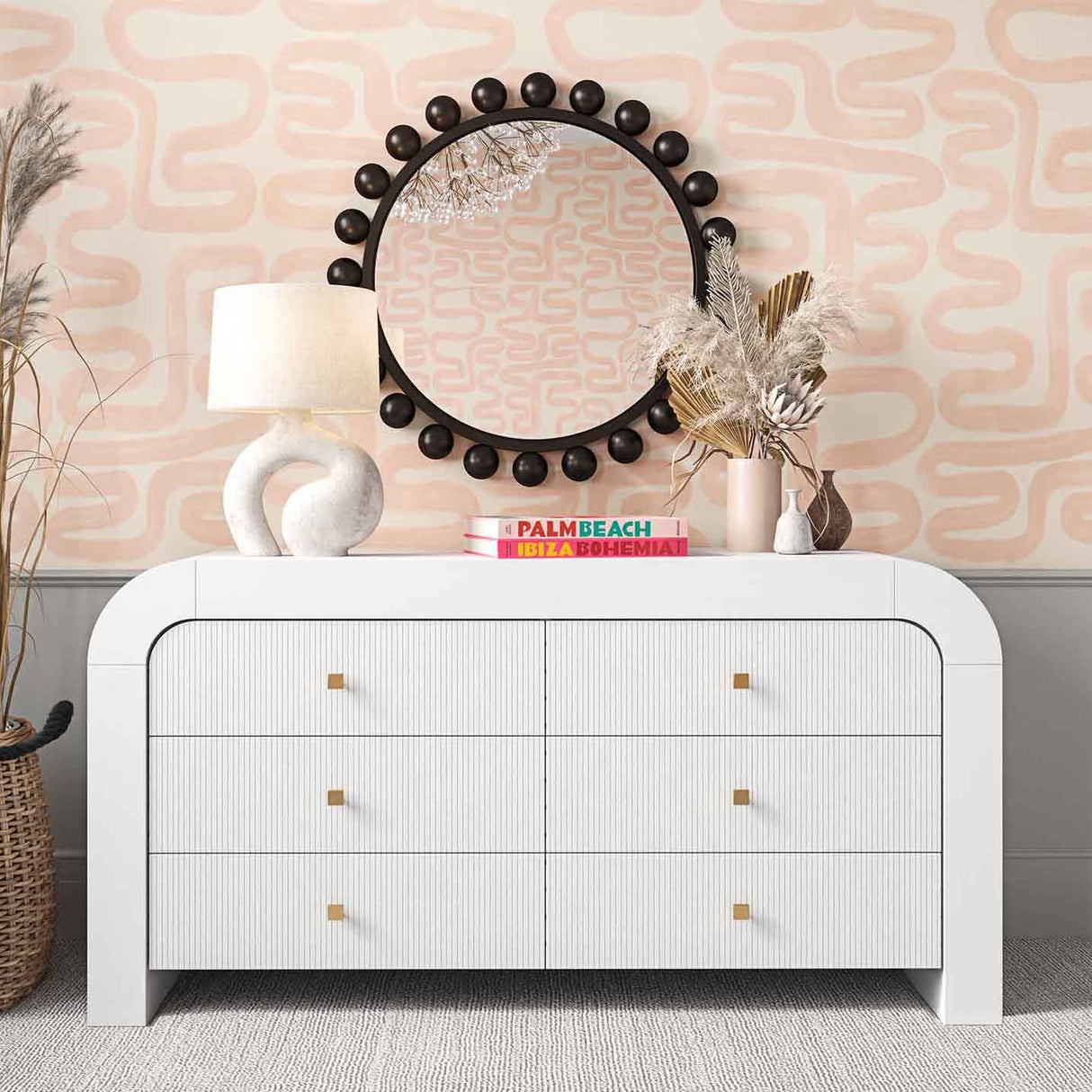 Tov Furniture Hump 6 Drawer Dresser