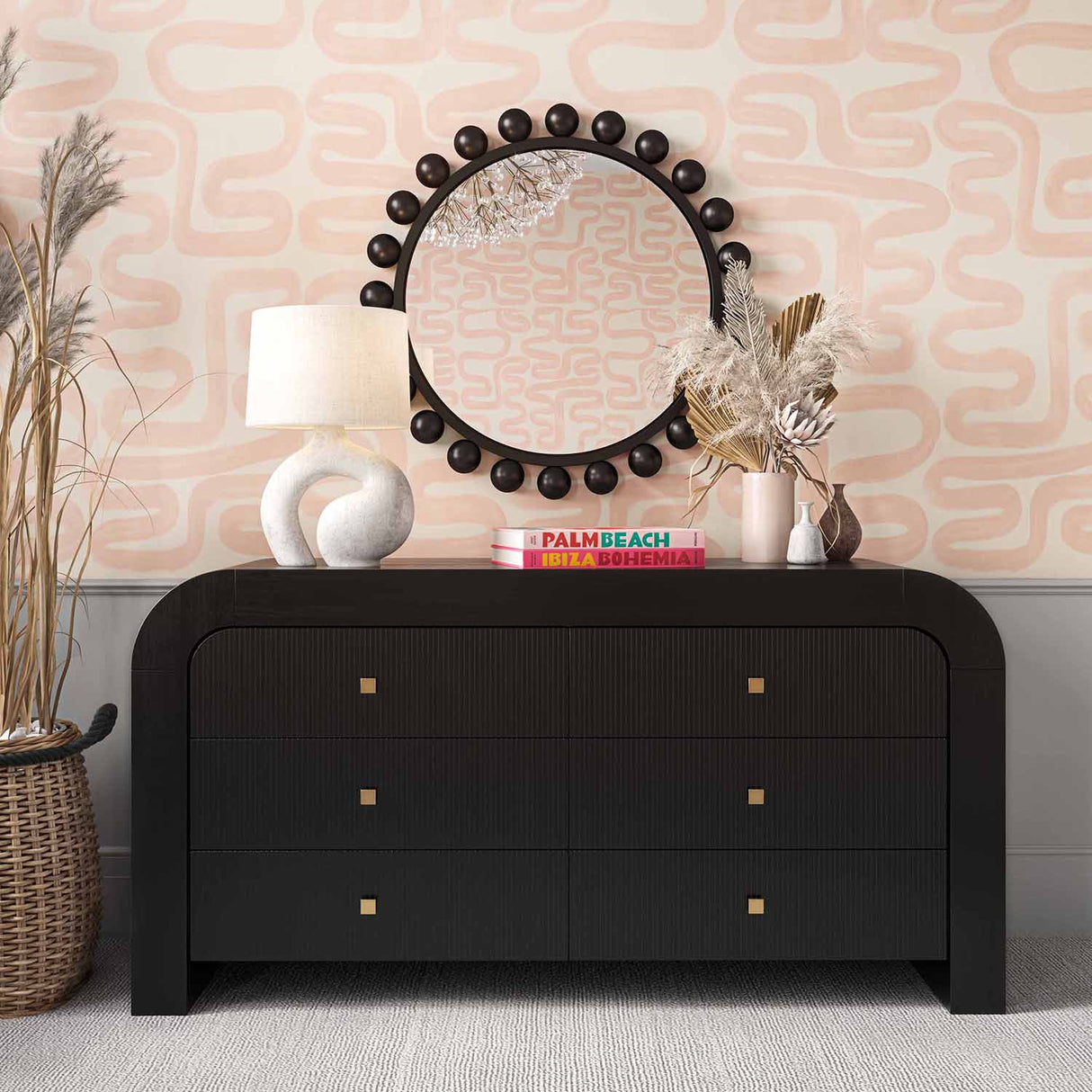 Tov Furniture Hump 6 Drawer Dresser