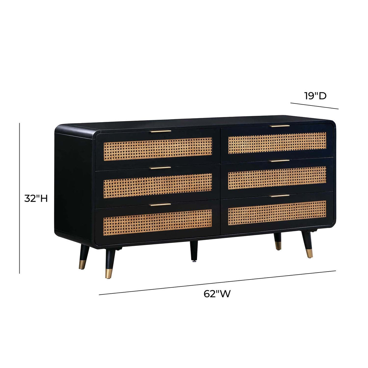 Tov Furniture Christine 6 Drawer Dresser