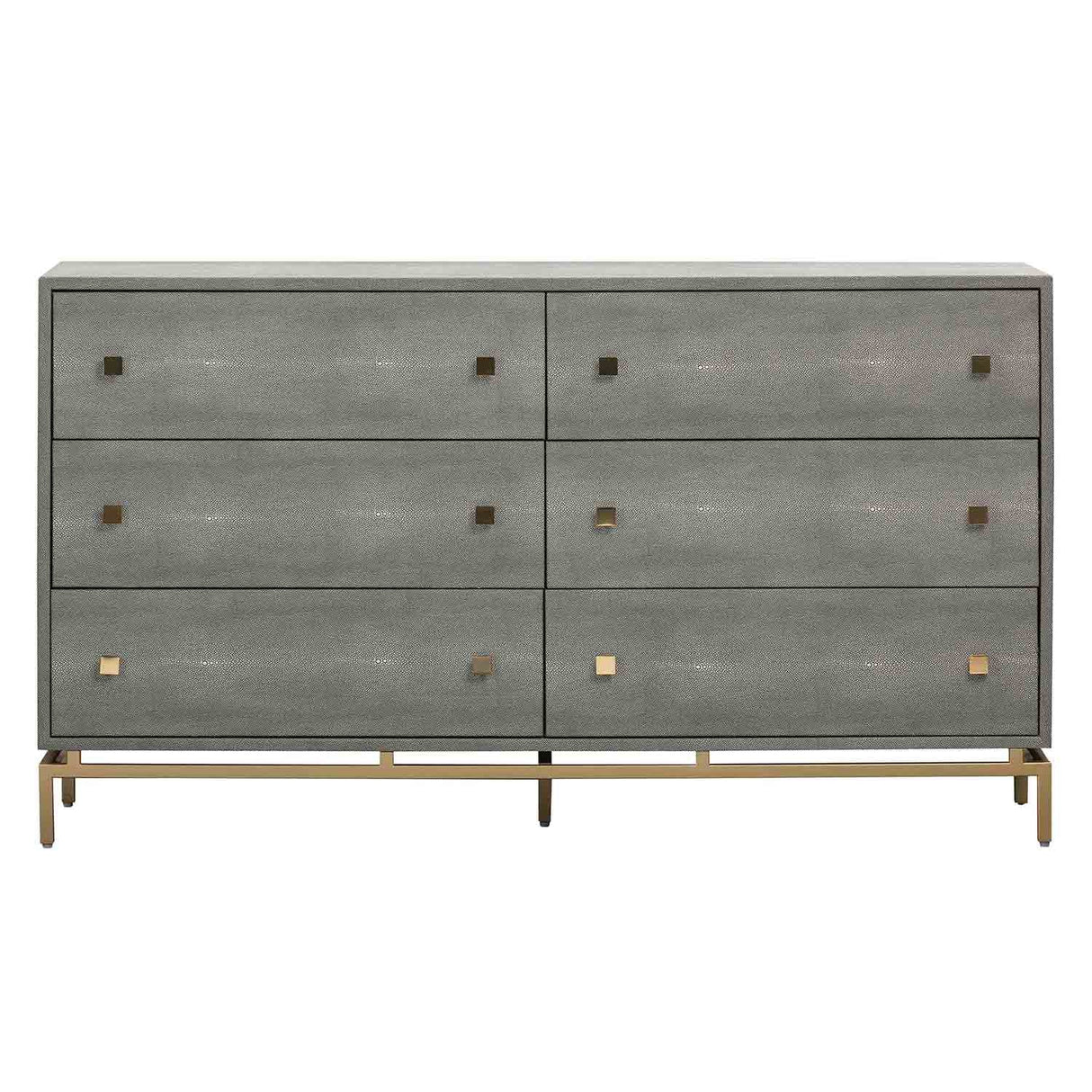 Tov Furniture Pesce Shagreen 6 Drawer Dresser