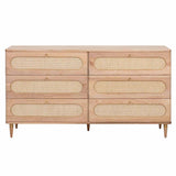 Tov Furniture Carmen Cane 6 Drawer Dresser