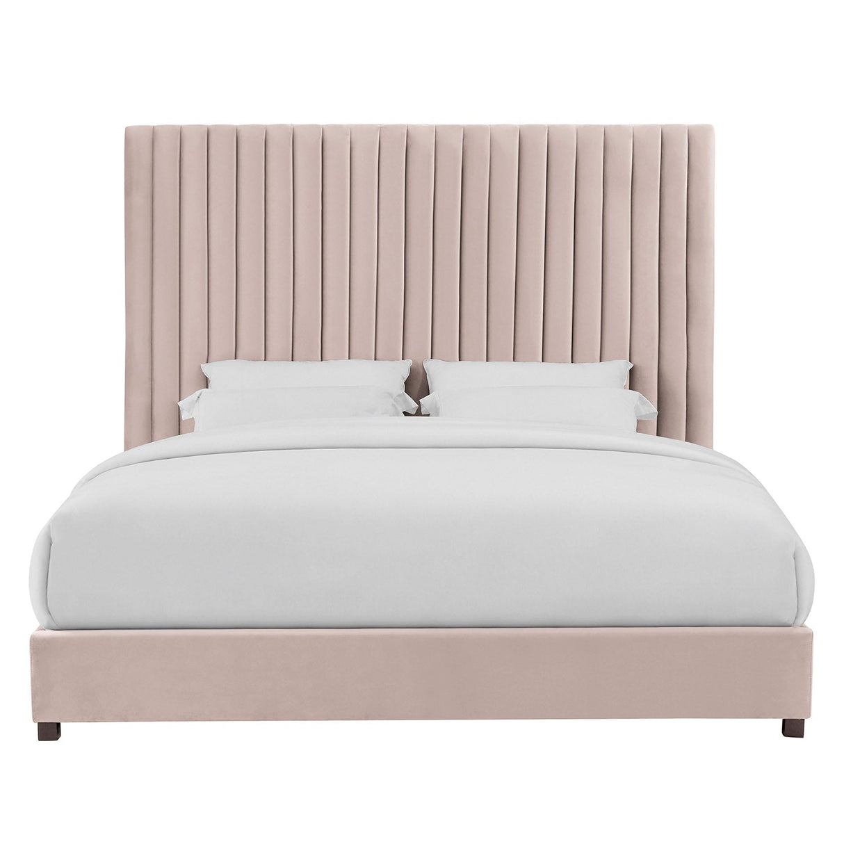 Arabelle Velvet Bed | TOV - TOV - B6177 - Home Elegance USA - 3