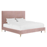 Delilah Textured Velvet Bed | TOV | Home Elegance USA