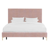 Delilah Textured Velvet Bed | TOV | Home Elegance USA