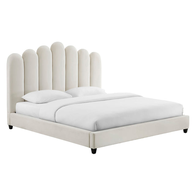 Tov Furniture Celine Velvet Bed