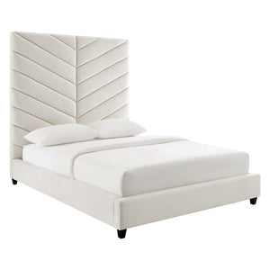 Tov Furniture Javan Velvet Bed