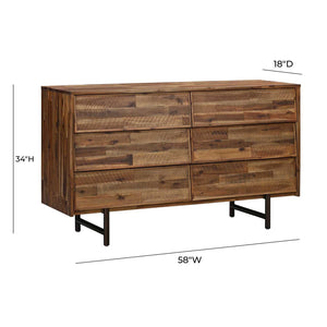 Tov Furniture Bushwick Wooden Dresser