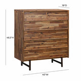 Bushwick Wooden Chest | TOV | Home Elegance USA