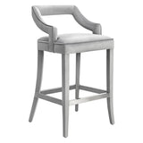 Tov Furniture Tiffany Velvet Bar Stool