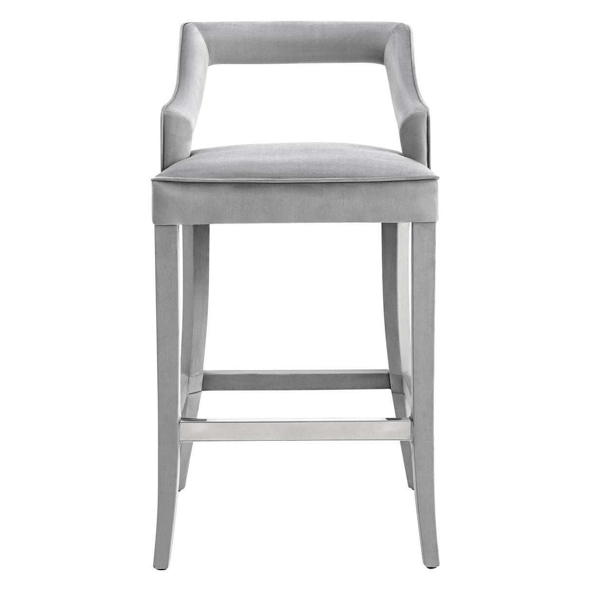 Tov Furniture Tiffany Velvet Bar Stool