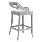 Tov Furniture Tiffany Velvet Bar Stool