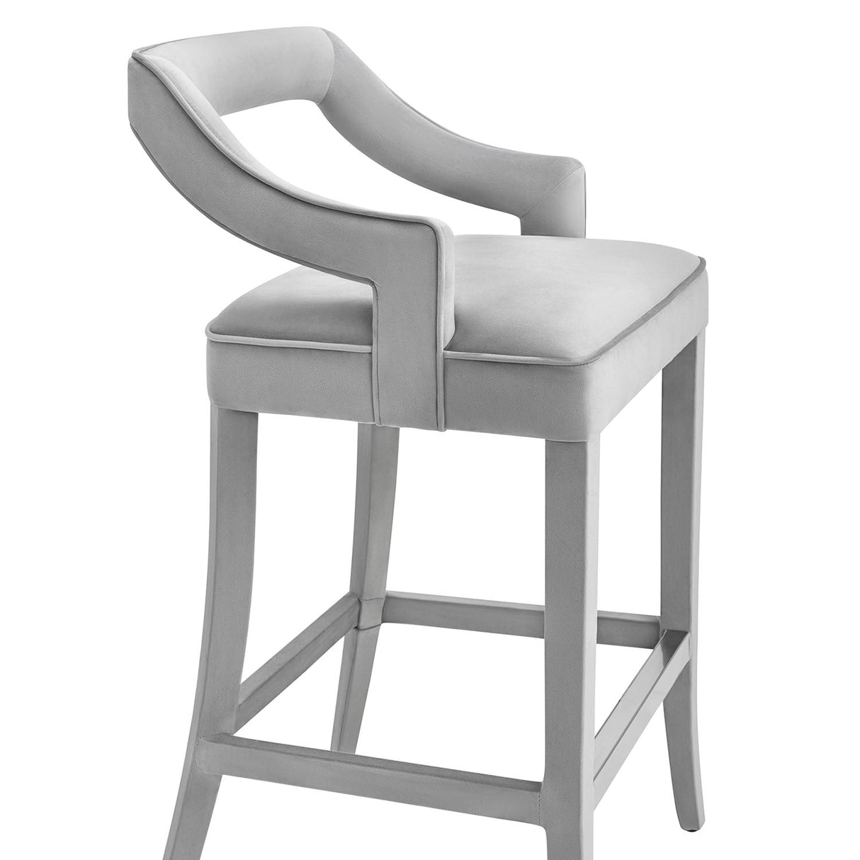 Tov Furniture Tiffany Velvet Bar Stool