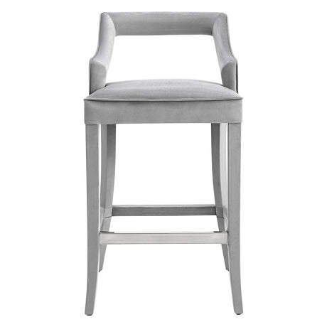 Tov Furniture Tiffany Velvet Counter Stool