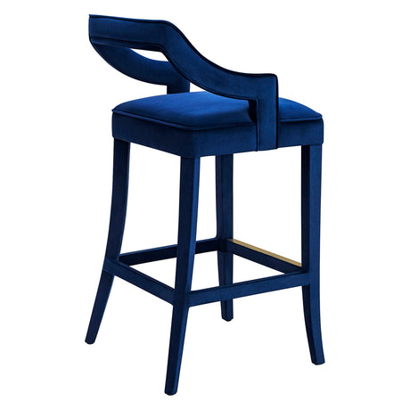 Tov Furniture Tiffany Velvet Bar Stool