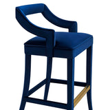 Tov Furniture Tiffany Velvet Counter Stool