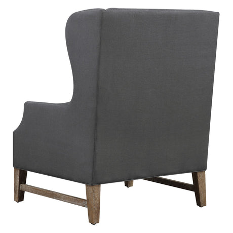 Devon Linen Wing Chair | TOV