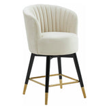 Tov Furniture Liana Velvet Swivel Stool